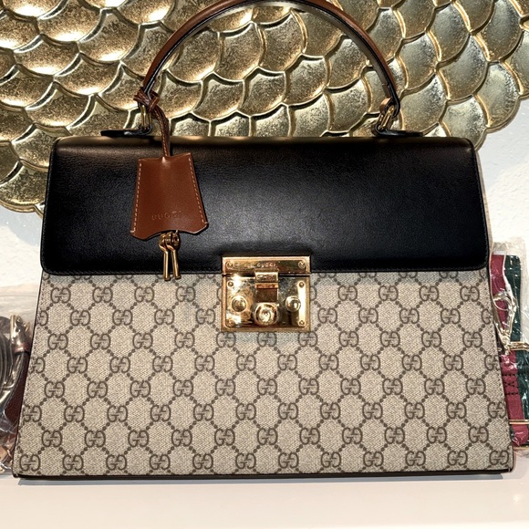 Gucci Black and Brown Satchel - Picture 2 of 16